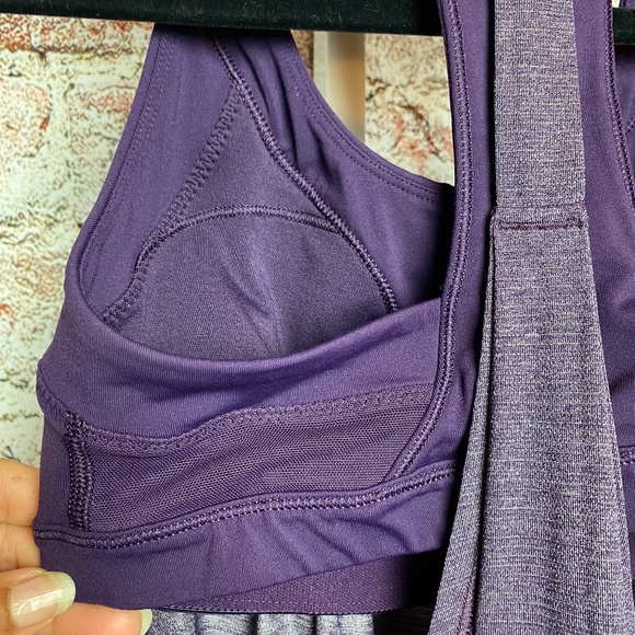 Lululemon Womenʻs Purple 2-In-1 Run Tank Size 4 - Picture 3 of 8